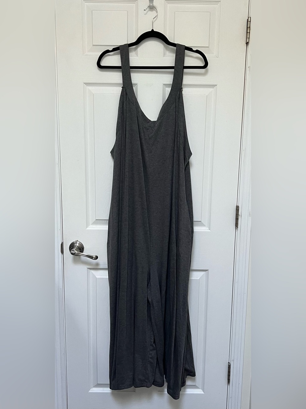 Grey Overalls with Adjustable Straps